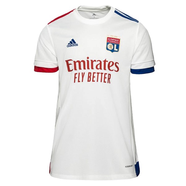 Camiseta Lyon Primera Equipación Mujer 2020-2021 Blanco